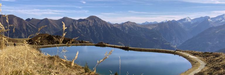 Blick auf den Schlossalmsee