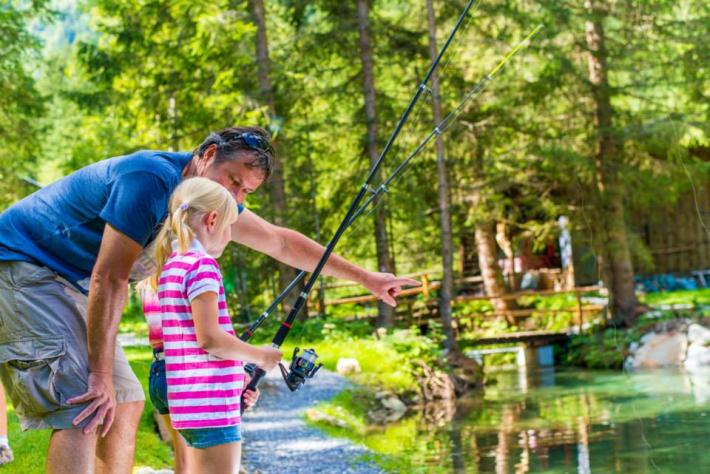 Angeln im Fischteich