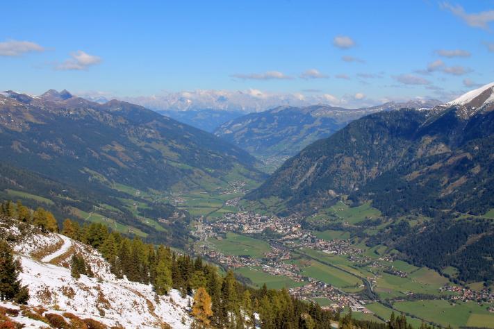 Ausblick auf Bad Hofgastein Richtung Norden