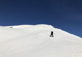 Vor uns der Ortberg