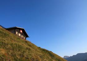 Die Eisenbahnerhütte am Patschgstuhl