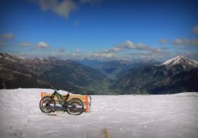 Der Blick vom Stubnerkogel auf das Gasteinertal