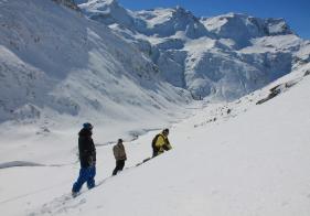 Im Weißenbachtal unten angekommen.