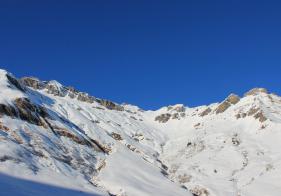 Die Türchlwand ist noch in der Sonne...