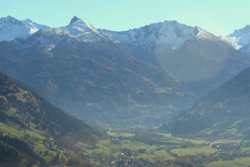 Ausblick vom Brandebengut auf Bad Hofgastein