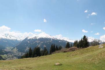 Auf der Poserhöhe liegt einem Bad Gastein zu Füßen