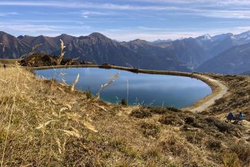 Blick auf den Schlossalmsee